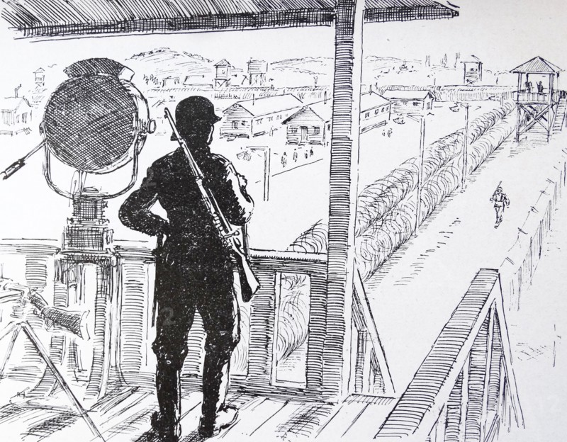 A german Prison camp for Prisoners of war 1943