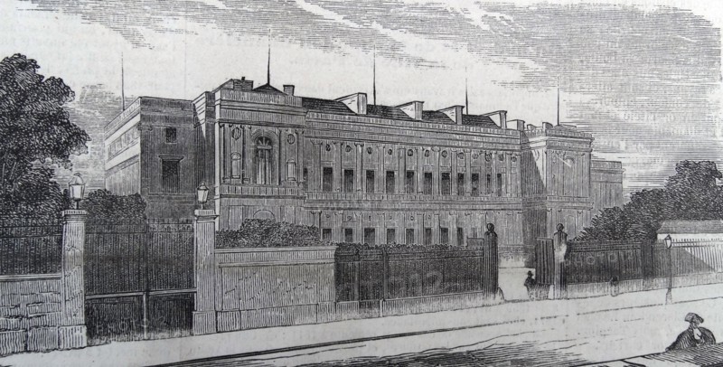 Illustration of the New Hotel of the Minister of Foreign Affairs in des Invalides