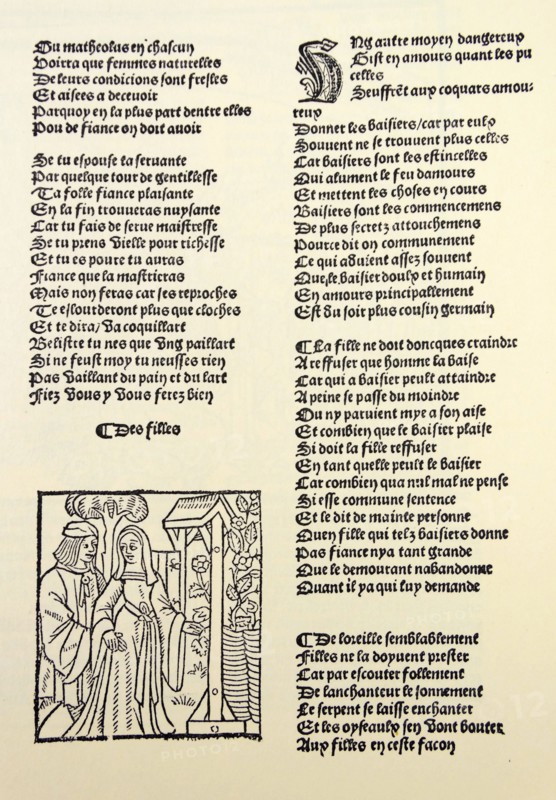 les regnars traversant les perilleuses voyes' 1503 Woodcut by Antoine Vérard