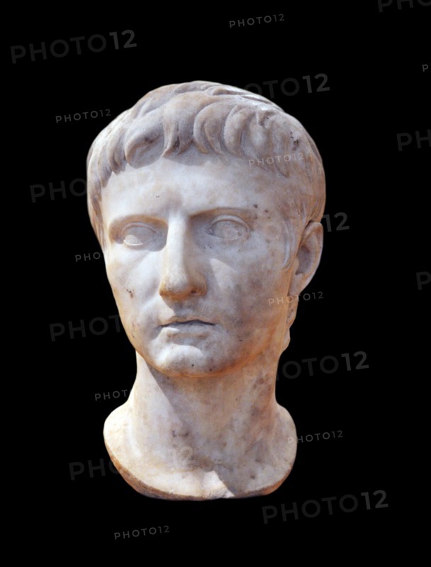 Marble bust of the Emperor Augustus