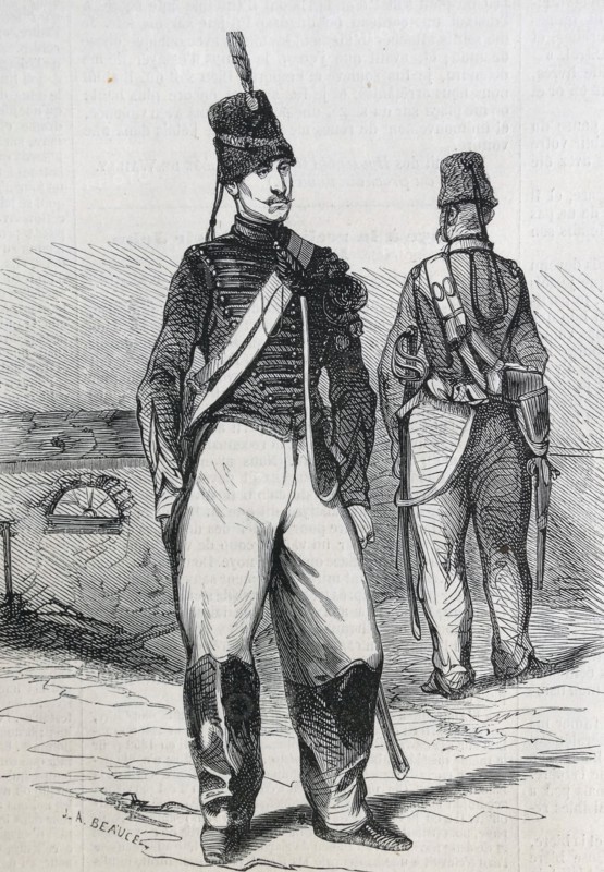 French cavalry uniform 1860
