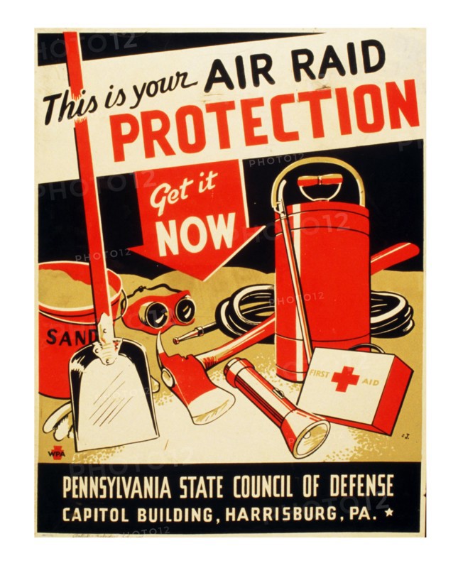 American world war two propaganda poster by Zebedee Johnson, fo