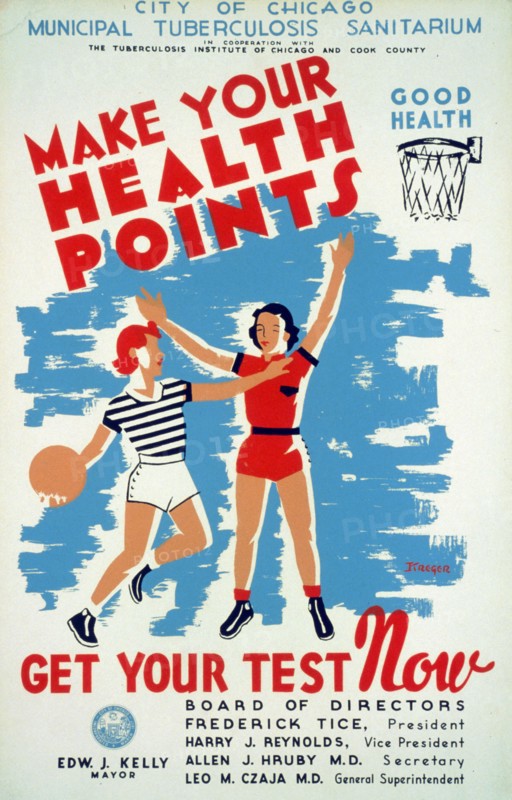 City of Chicago Municipal Tuberculosis Sanitarium poster