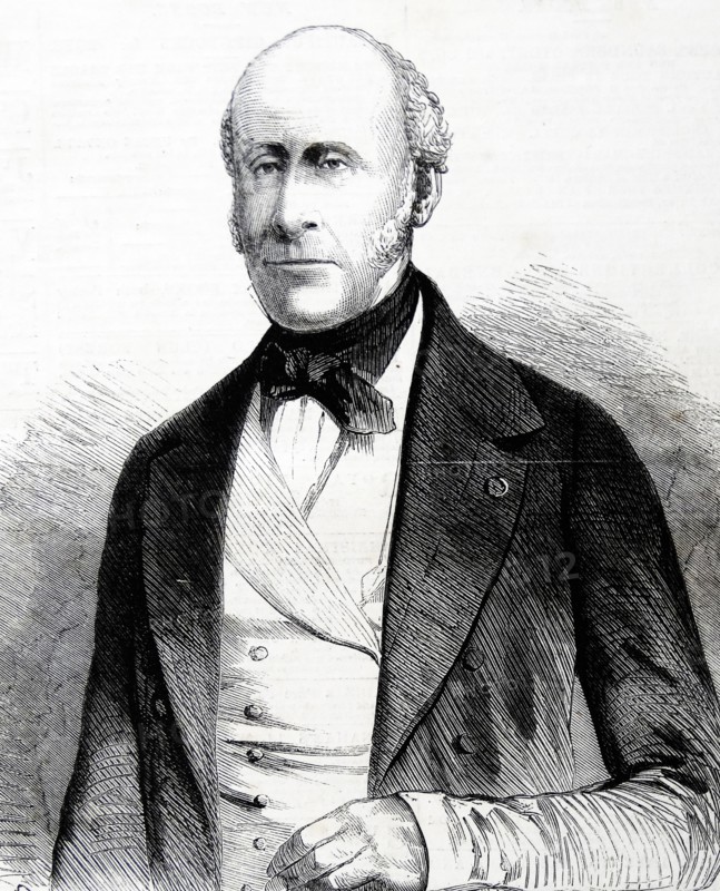 Engraving of Charles Joseph, comte de Flahaut