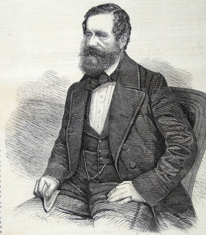 Engraving of Henry Pelham-Clinton, Duke of Newcastle