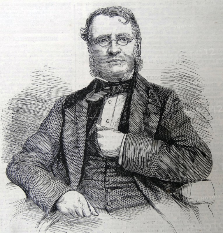 Engraving of W. H. Adams, Esq.