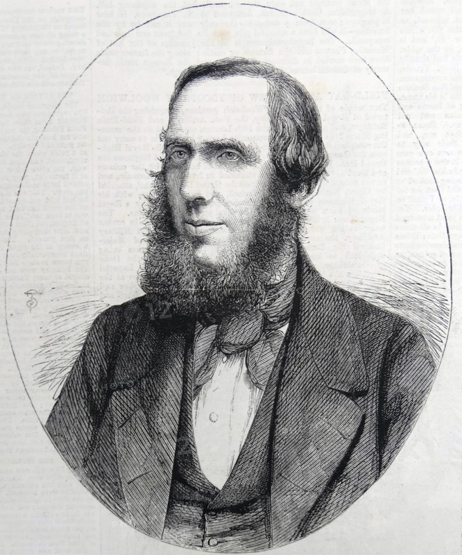 Engraving of Mr. S Laing