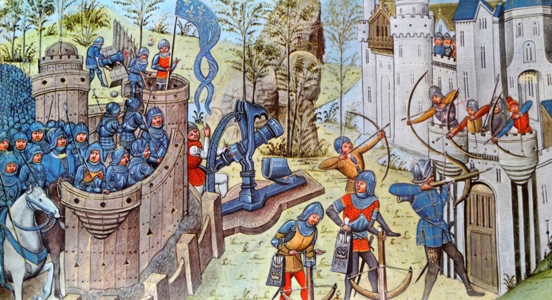 The siege of a town