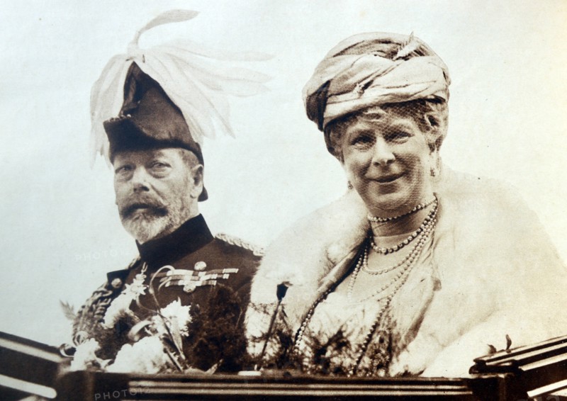 King George V and Queen Mary of Great Britain 1934