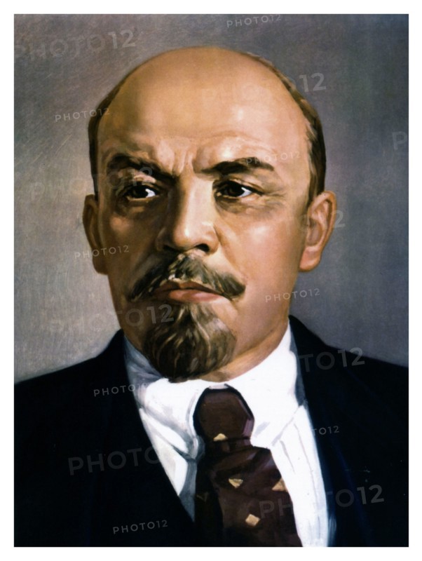 Colour portrait of Vladimir Ilyich Ulyanov