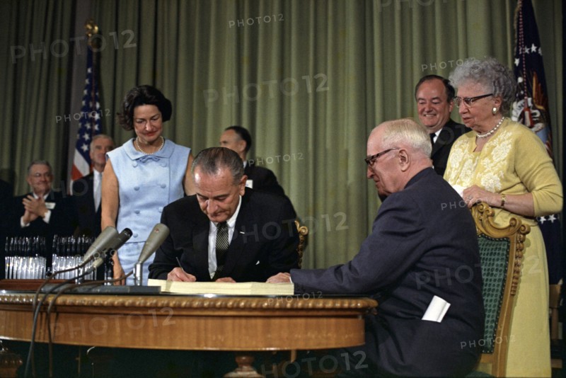 Photograph of President Lyndon Johnson