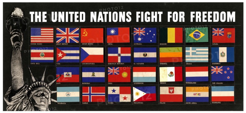 World War Two American Propaganda Poster