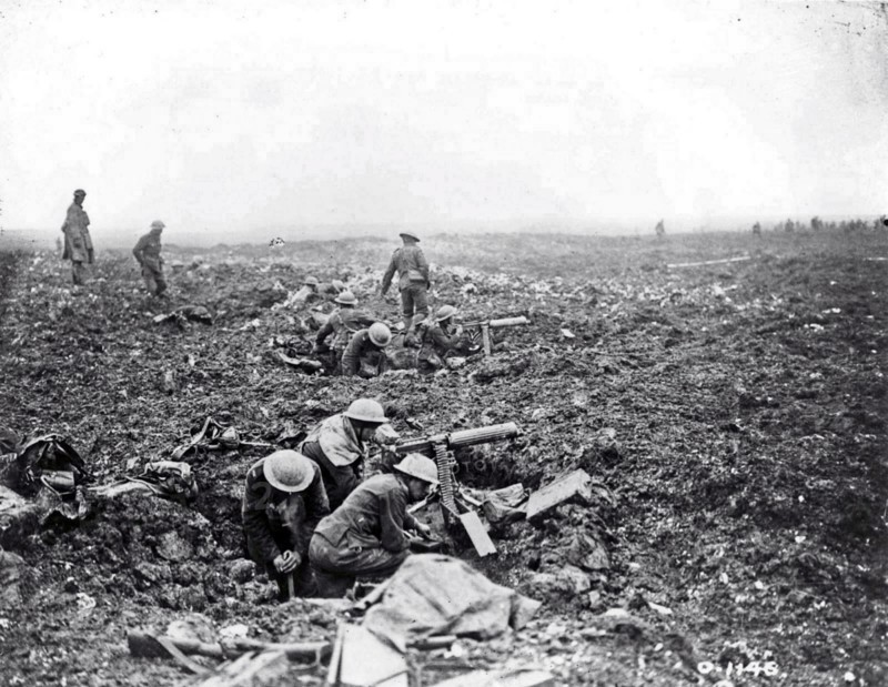 Canadian machine gunners
