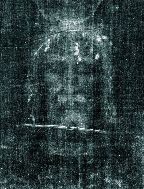 Secondo Pia's negative of the image on the Shroud of Turin