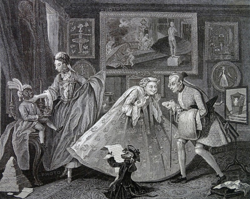 Engraving by William Hogarth