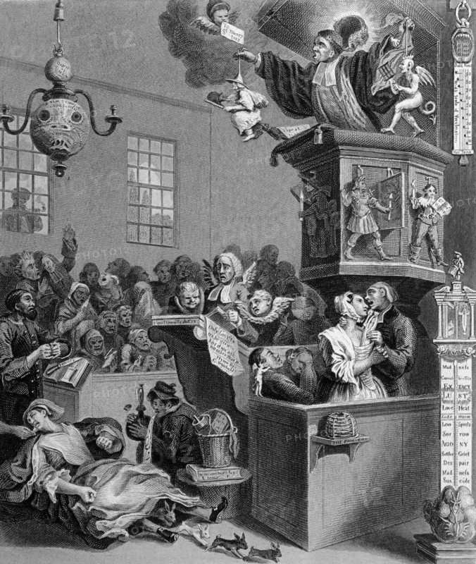 Engraving by William Hogarth
