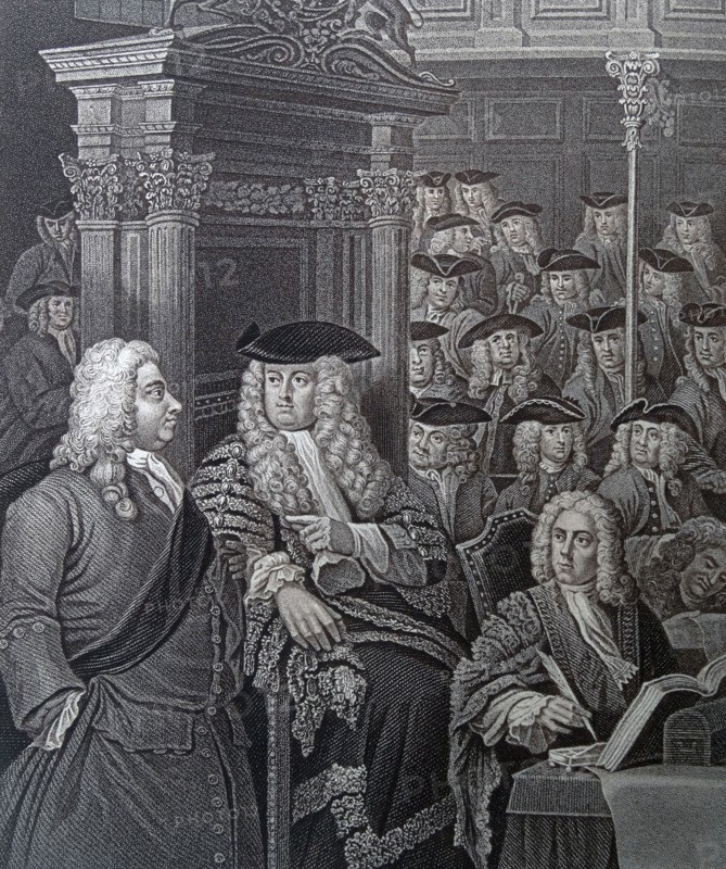 Engraving by William Hogarth