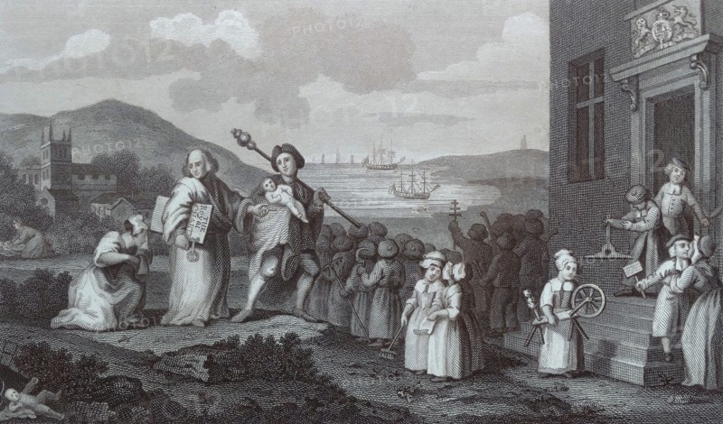 Engraving by William Hogarth
