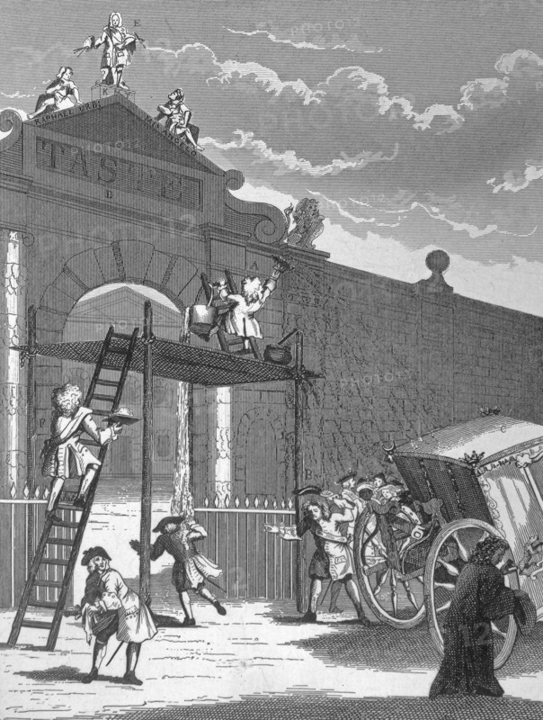 Engraving by William Hogarth