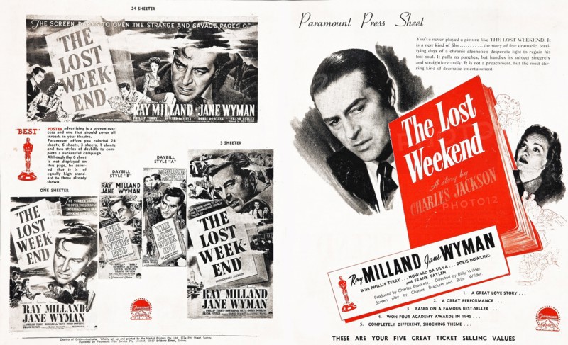 The Lost Weekend is a 1945 American drama film