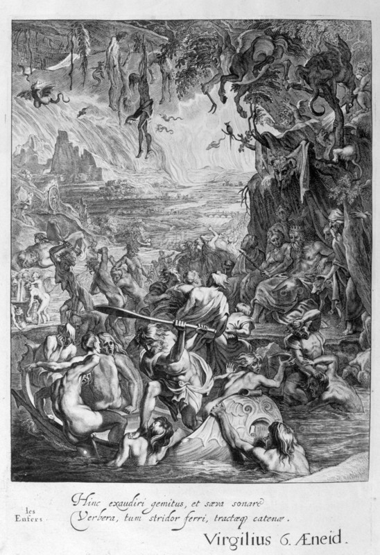 Engraving from 'Tableaux du temple des muses'