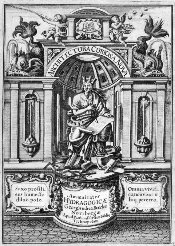 Illustration from  'Architectura Curiosa Nova'