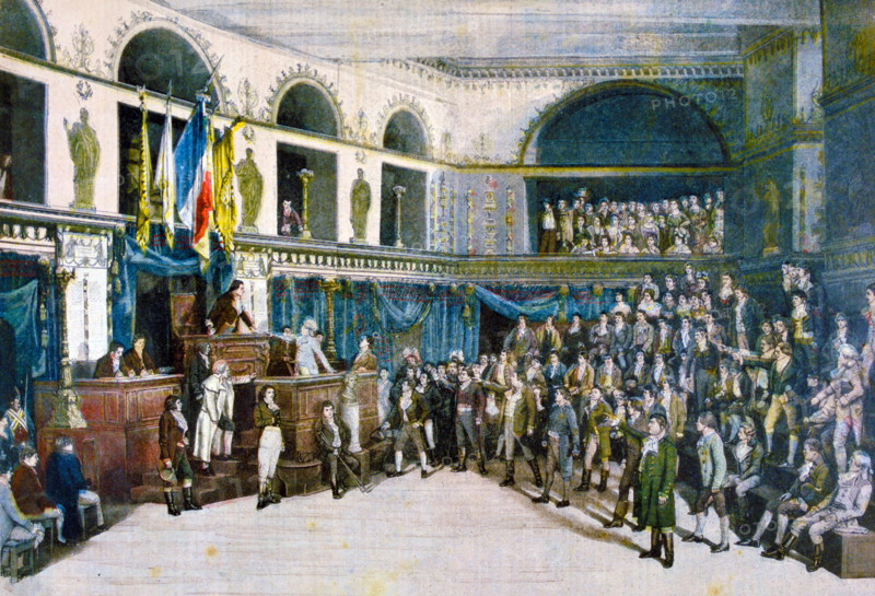 Theatrical staging of a re-enactment of the Thermidor