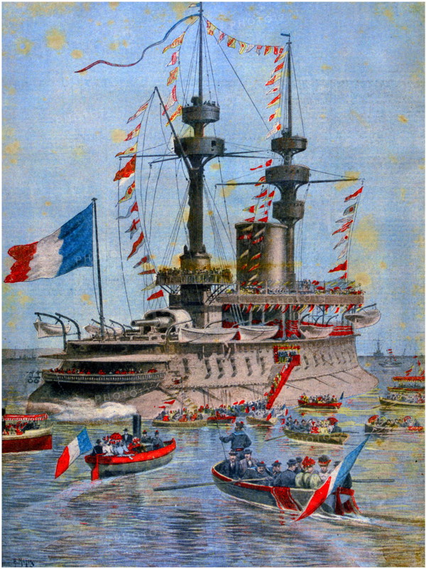 Formidable was an Amiral Baudin-class ironclad battleship of the Marine nationale
