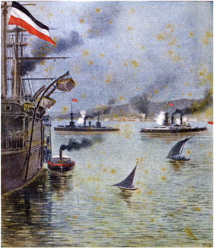 German forces seize Samoa 1899