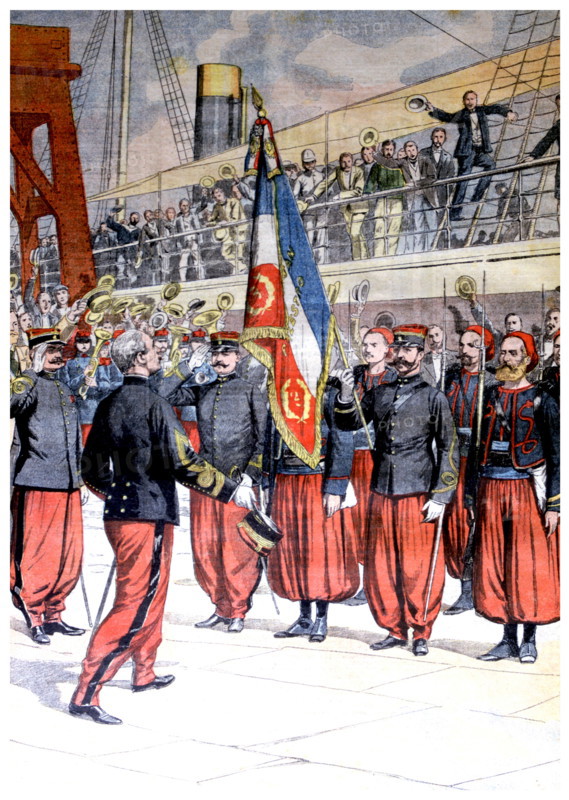 The Zouaves were a class of light infantry regiments of the French Army