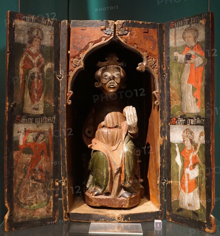 Statue of St Olav, King of Norway, from Vatnsfjordur, Northwest Iceland