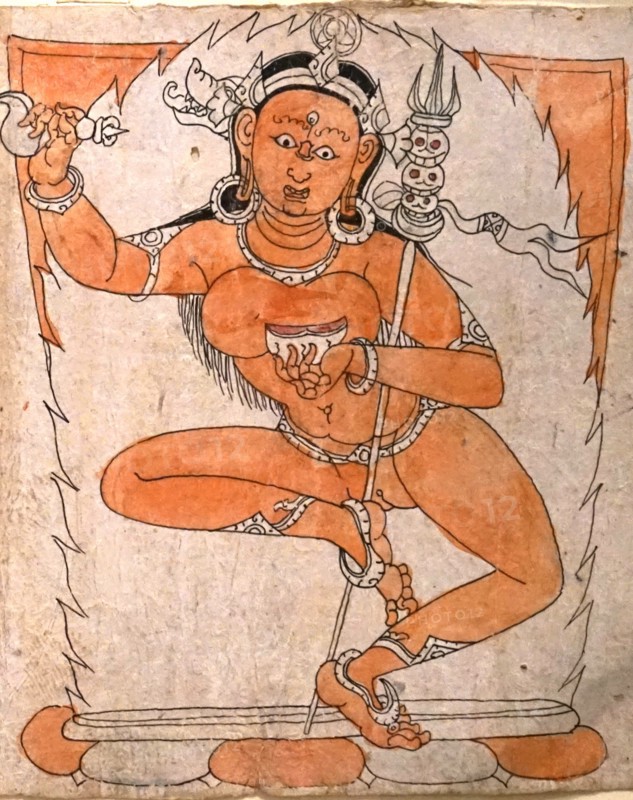 Consecration Drawing depicting the Gautama Buddha, also known as Siddhartha Gautama, Shakyamuni Buddha, on whose teachings Buddhism was founded