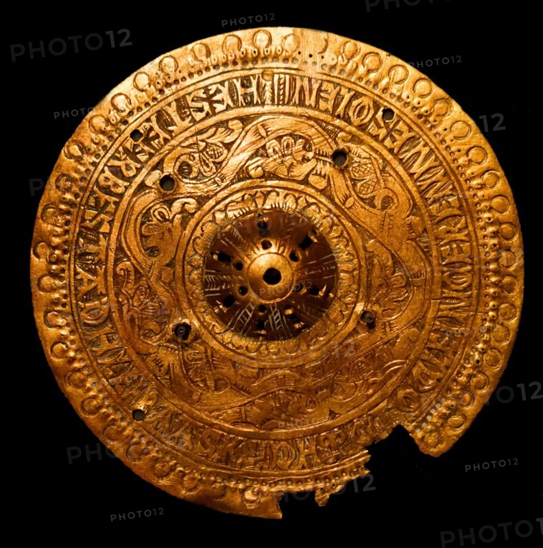 Saddle ornaments, crupper bosses and plaques, 17th-18th century, Icelandic, engraved with prayers and decoration