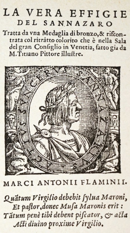 Page from 'Arcadia' by Jacopo Sannazaro