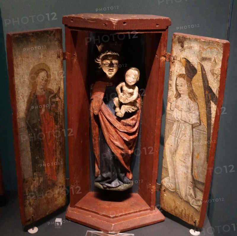 Altar depicting the Virgin Mary from a Mööruvellir Church, Iceland