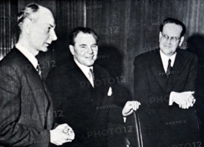 Photograph of Scandinavian Premiers meeting in Stockholm