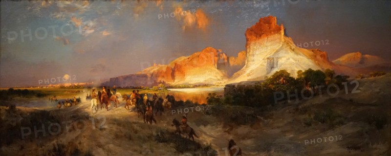 'Green River Cliffs, Wyoming' by Thomas Moran