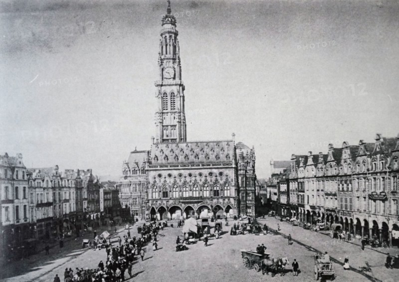 Photograph taken of the façade of Hôtel de Ville in Paris, France
