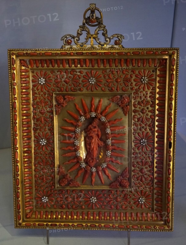 Silver gilt and leather bound plate from a private chapel in London