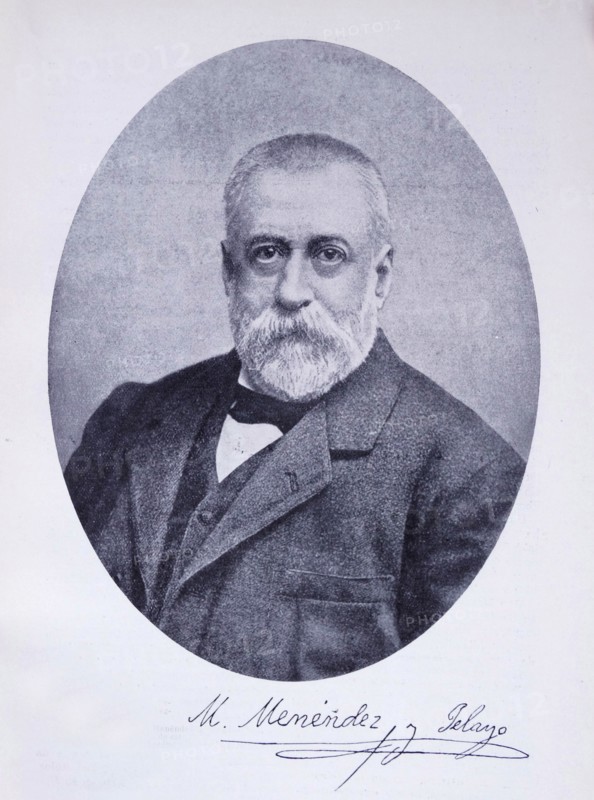 Portrait of Marcelino Menéndez Pelayo