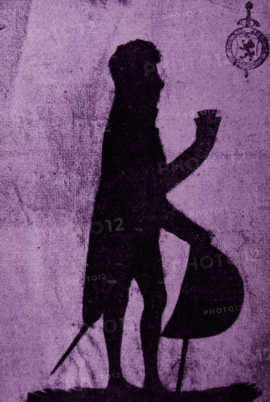 Silhouette of Francisco de Palafox y Cardona