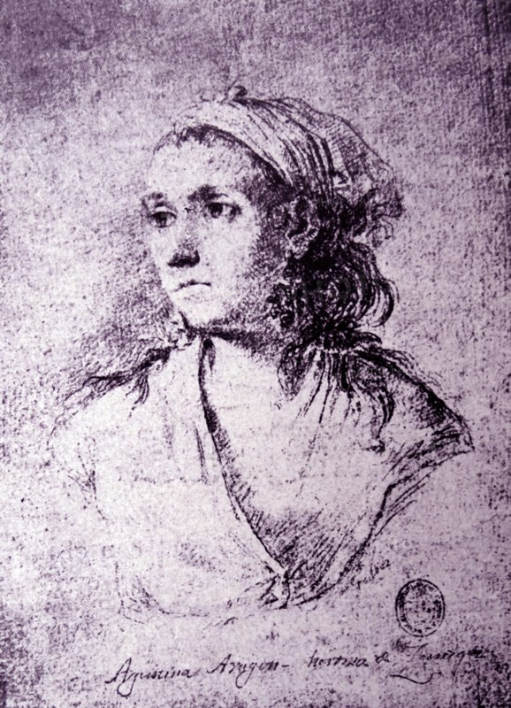 Portrait of Agustina de Aragón