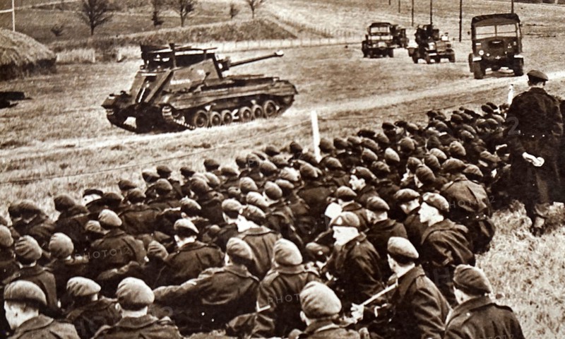 Photograph taken during the 'Valentine' Chassis