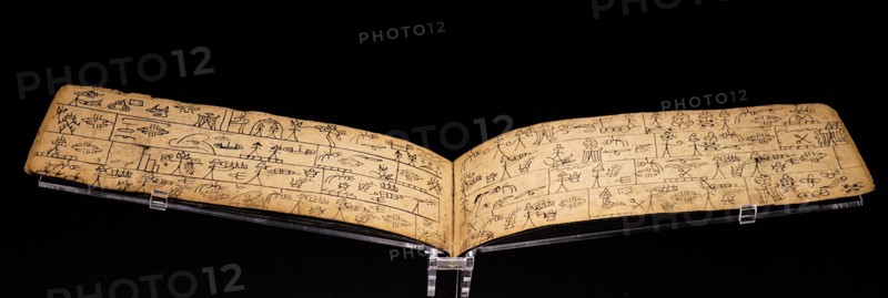 Pages from a Naxi manuscript