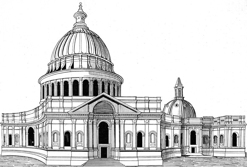 Original model for St Paul's Cathedral designed by Sir Christopher Wren