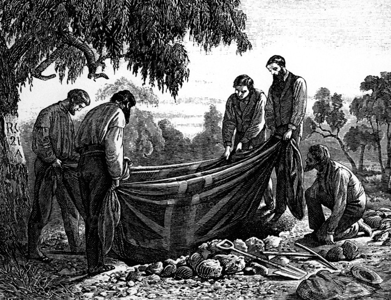 The burial of William John Wills
