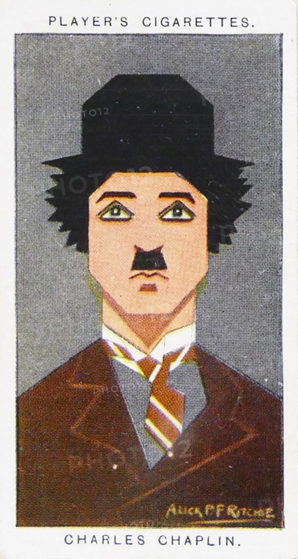1926 Player's cigarette card depicting: Charlie Chaplin