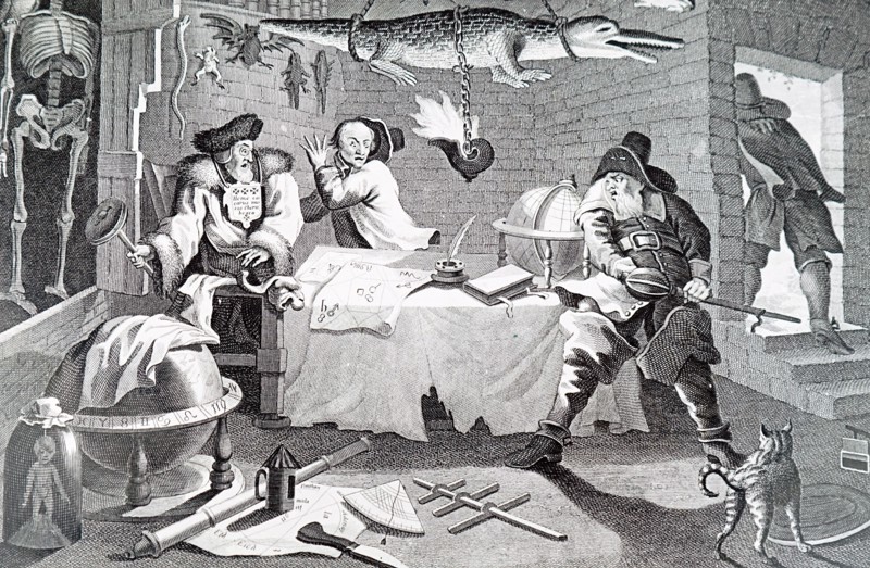 An Occult scene by William Hogarth