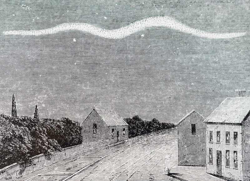 The Aurora Borealis observed from Dublin