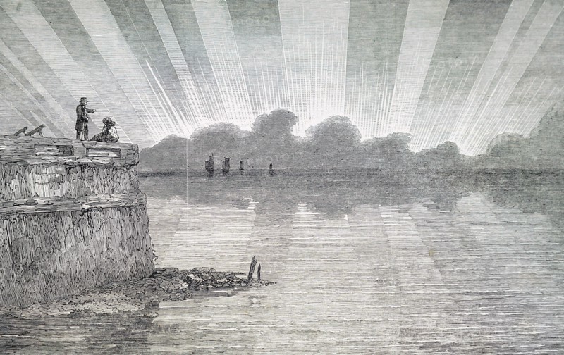 The Aurora Borealis observed from Boulogne-sur-Mer